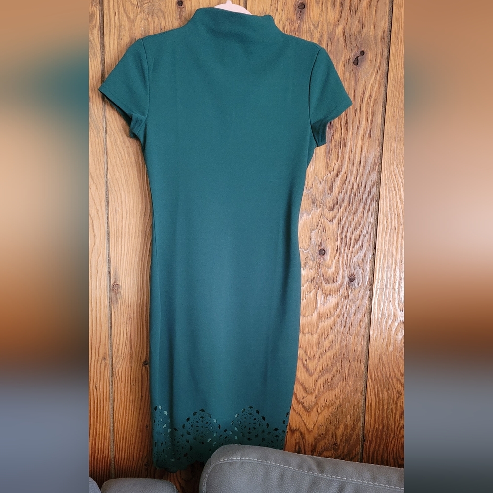 Shein lazer-cut cocktail dress